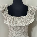 o.p.t. Floral Flax & Cotton Blend Maxi Dress Multiple Size M Photo 0