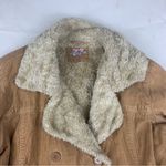 vintage seventy 7 women's 3x corduroy jacket tan faux fur y2k brown penny Photo 4