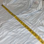 Victoria's Secret Victoria’s Secret sleep shirt button down striped long sleeves rhinestones Sz LG Photo 4