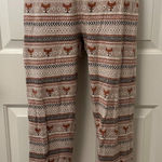 Mossimo Fox Pajama Pants Orange Size L Photo 0
