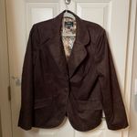 Dennis Basso Vintage Dennis by  suede blazer brown Photo 1