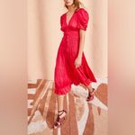 Ulla Johnson NEW  Daria Dress Orchid Size 2 Pink Tiered Satin Puff Sleeve Bow Tie Photo 15