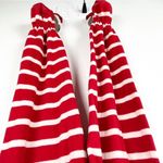 Nick & Nora Red Striped Front Zipper Foot Enclosure Long Sleeves Pajamas Small Photo 6