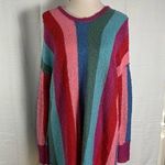 Show Me Your Mumu Red and Pink Crew Neck Sweater Photo 0