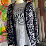 Cotton Emporium ⭐️ Long Sleeve Open Front Hooded Cardigan Photo 0