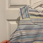 Christopher & Banks Christopher Banks Striped Linen Cotton Blend Sleeveless Shift Dress Womens Sz L Photo 1