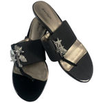 Dress Barn  Women's Sandy Black Charmed Wedges Photo 0