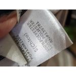 Tea & Cup Black White Striped Long Sleeve Back Zip Knee Length Dress Size Small Photo 8