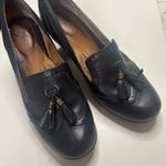 Sofft Tailyn Oxford Tassel Pumps Heels Black Leather Size 9 Comfort Shoes Photo 0