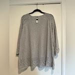 LC Lauren Conrad  Womens Sz: XLP Bell Sleeve Open Knit Flowy A-line Sweater. Photo 1