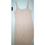 Natori NWT S New Designer  Peach Womens Blush Flowers Embroider Cotton Night Gown Photo 4