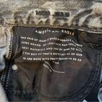 American Eagle  Grey Acid Wash Distressed Mom Jeans, Sz 8 Photo 13