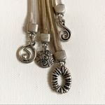 Chico's Flat Snake Chain Y Charm Necklace Photo 1