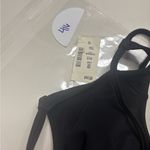 Aeropostale  Strappy One 1 Piece Black Swimsuit Size XS Tie Open Back New Photo 4