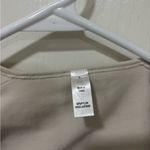 Beige Short Sleeve Jumpsuit Size L Photo 1