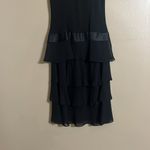 Liz Claiborne  Elegant Sleeveless Layered Cocktail Dress with Bow Detail Sz 8 Photo 4