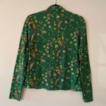 Anthropologie Maeve Green Floral Turtleneck Shirt Whimsy Fairy Women size Small Photo 5