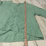 Bryn Walker  Seafoam Green Women's Blouse 100% line.  Size Large Photo 8