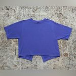 Athleta  ADONIS BLUE CREW NECK SHORT SLEEVE BLISS SWEATSHIRT TEE TOP SMALL Photo 10