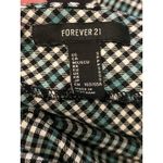 Forever 21 Skirt Womens Small Blue Black Plaid Mini Skater Flared High Waist Photo 3
