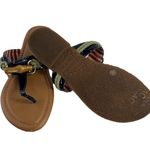 Arturo Chiang Women's Navy Rope Thong Sandals Photo 4