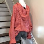 Torrid Rose Long Sleeve Chunky Woven Hooded Pullover W. Lace Up Front Sz 5X NWT Photo 6