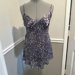 Victoria's Secret Vintage  Indigo Blue Cheetah Slip Top Size large Photo 7