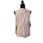 Kori America Cream Beige Lagenlook Flowy Waterfall Vest Women's Size Small Photo 5