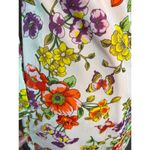 maxi dress floral flower power boho orange purple Photo 8