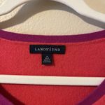 100 cashmere sweater Kaschmir Hot Pink Magenta Bow Coquette Fem Girl Lands End M Size M Photo 6