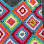 Show Me Your Mumu  women’s size medium Libra multi square crochet coverup dress Photo 4