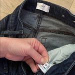 Loft  sz 6 Women's Dark Blue curvy Skinny slit ankle Jeans Photo 3