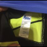 ❤️ Sporty Neon One Piece Swimsuit Blue Size XS Photo 3