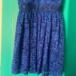A Byer royal blue halter style dress Photo 1