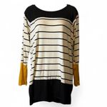 Vine & Love Striped Colorblock Long Sleeve Tee Photo 2