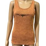 Harley Davidson Motorcycles Cotton Mother Road Tank Top Orange Stone Washed XL Photo 0