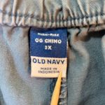 Old Navy Old‎ Navy OG Chino Pants Womens 3X High Rise Blue Casual Trousers Sunfaded Photo 2