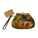 Patricia Nash NEW Leather Spring Lily Savena Italian Leather Wristlet Clutch Photo 1