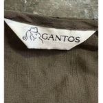 Gantos 2 Piece Skirt Set Green Embroidered Whimsical Floral Resort Wear S READ Photo 9