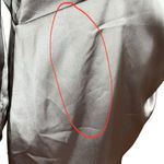 ZARA  Satin Faux Wrap Mini Dress Charcoal Grey A-Line Women’s Size Large Photo 9