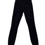 Abercrombie & Fitch Denim Super Skinny Ankle High Rise Black Jeans Size 24 (00) Photo 1