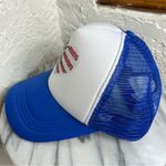 USA Embellished Trucker Hat Size OS Blue Photo 3