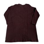 ZARA  women’s maroon navy striped dress size medium Photo 4