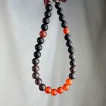 Carnelian Garnet Obsidian Crystal Gemstone Bead Bracelet Artisan Handmade Orange Photo 10