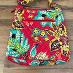 Vera Bradley Hadley Pink Floral Rumba Crossbody Triple Zip Hipster Bag Photo 1