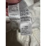 Levi's 501 High Rise Denim Jean Shorts White Tie Dye Frayed Hem Womens size 28 Photo 1