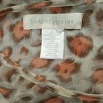 Band of Gypsies  Animal Print Sheer Tank Top Photo 3