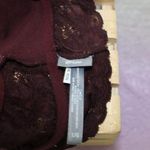 Aerie  Lace Halter Cami Bra Burgundy Sz Lg Photo 4