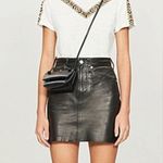 Maje  Toblo Embroidered-trim Linen T-shirt In Ecru medium Photo 0