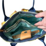 Franco Sarto bold floral cotton canvas satchel bag Photo 6